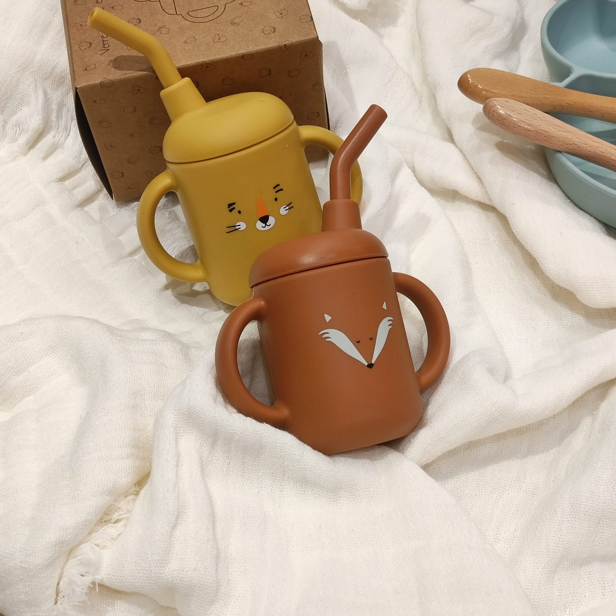 verre_a_paille_silicone_jaune_ocre_terre_cuite