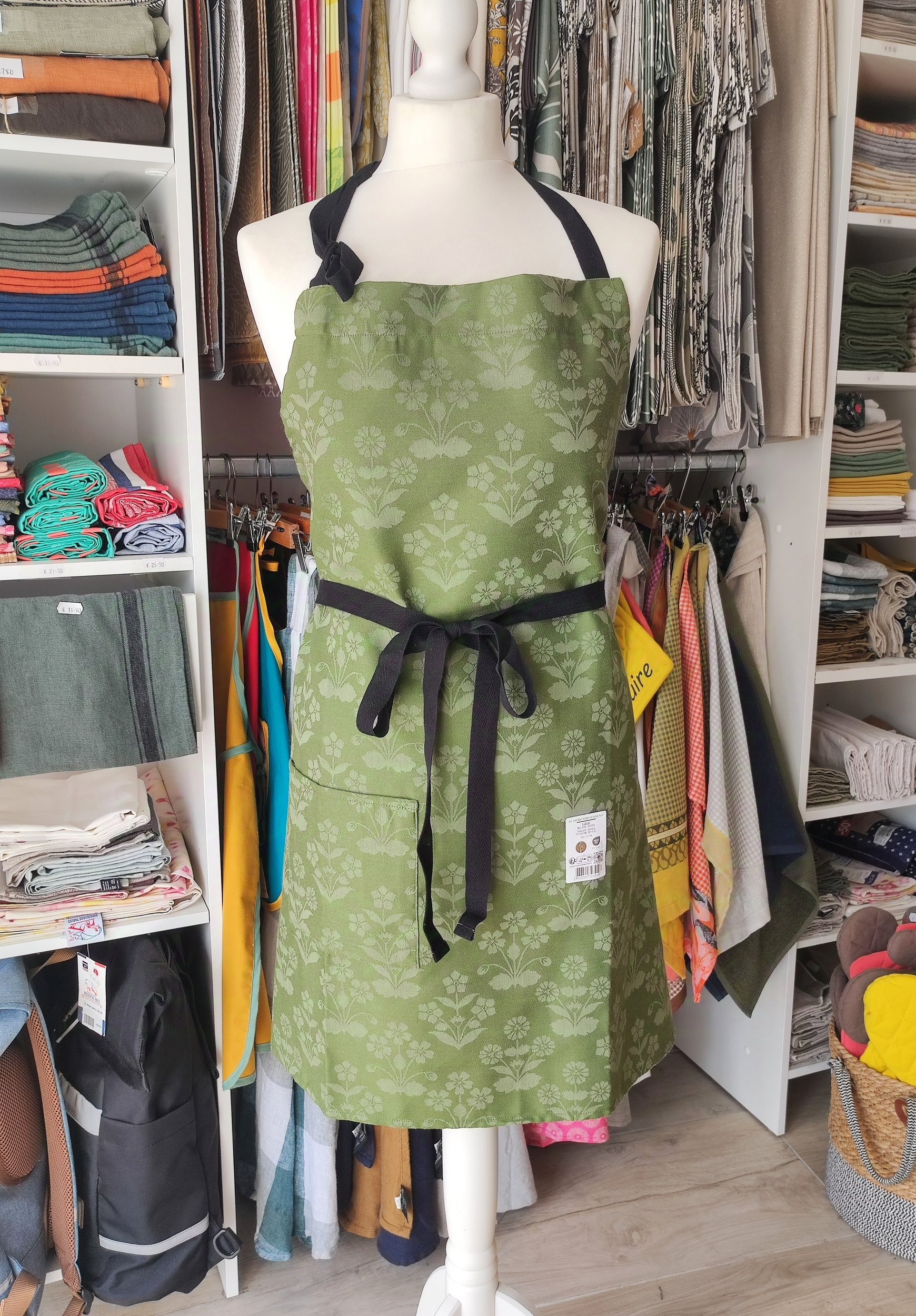 Tablier_Lulu_coton_LJF_vert