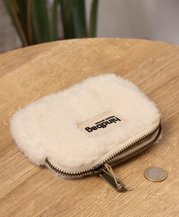 Porte-monnaie-teddy-Ecru-Hindbag