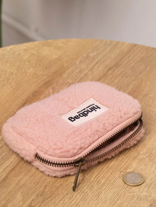 Porte-monnaie-teddy-Rose-Poudre-Hindbag