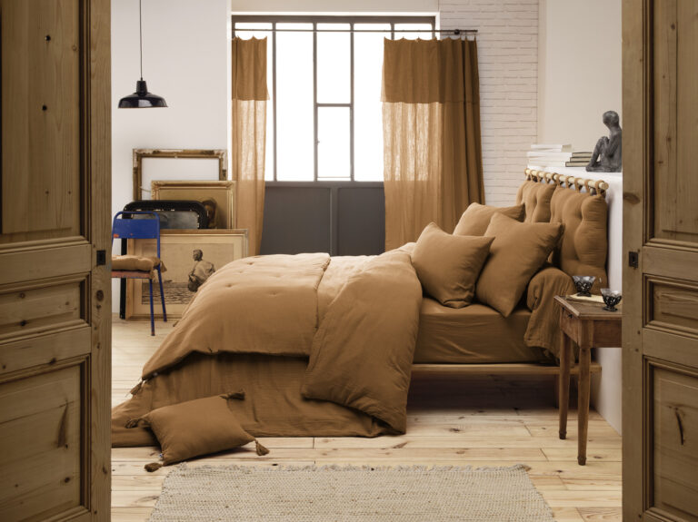 Housse-de-couette-gaia-gaze-de-coton-uni-camel