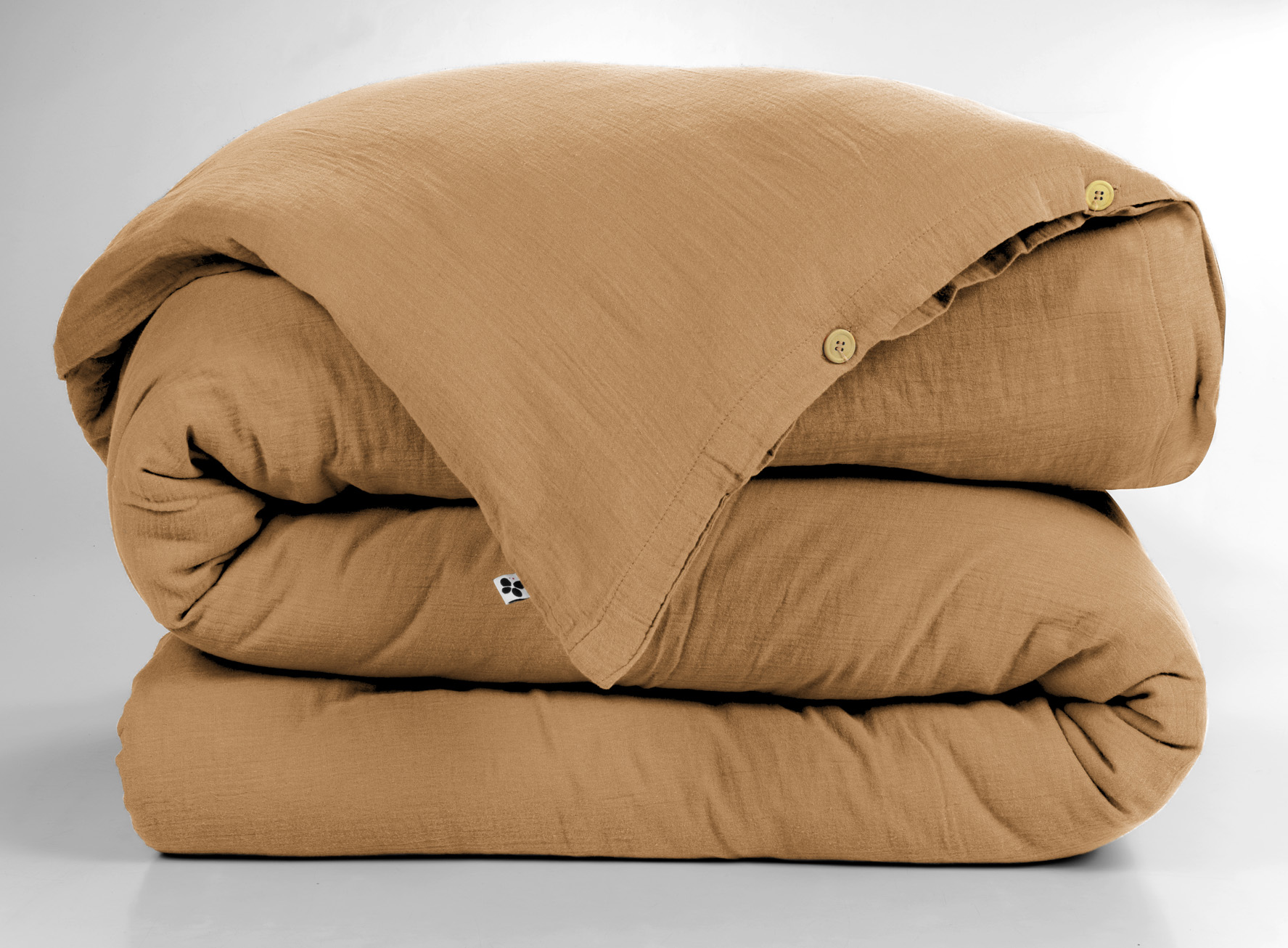Housse-de-couette-gaia-gaze-de-coton-uni-camel-zoom