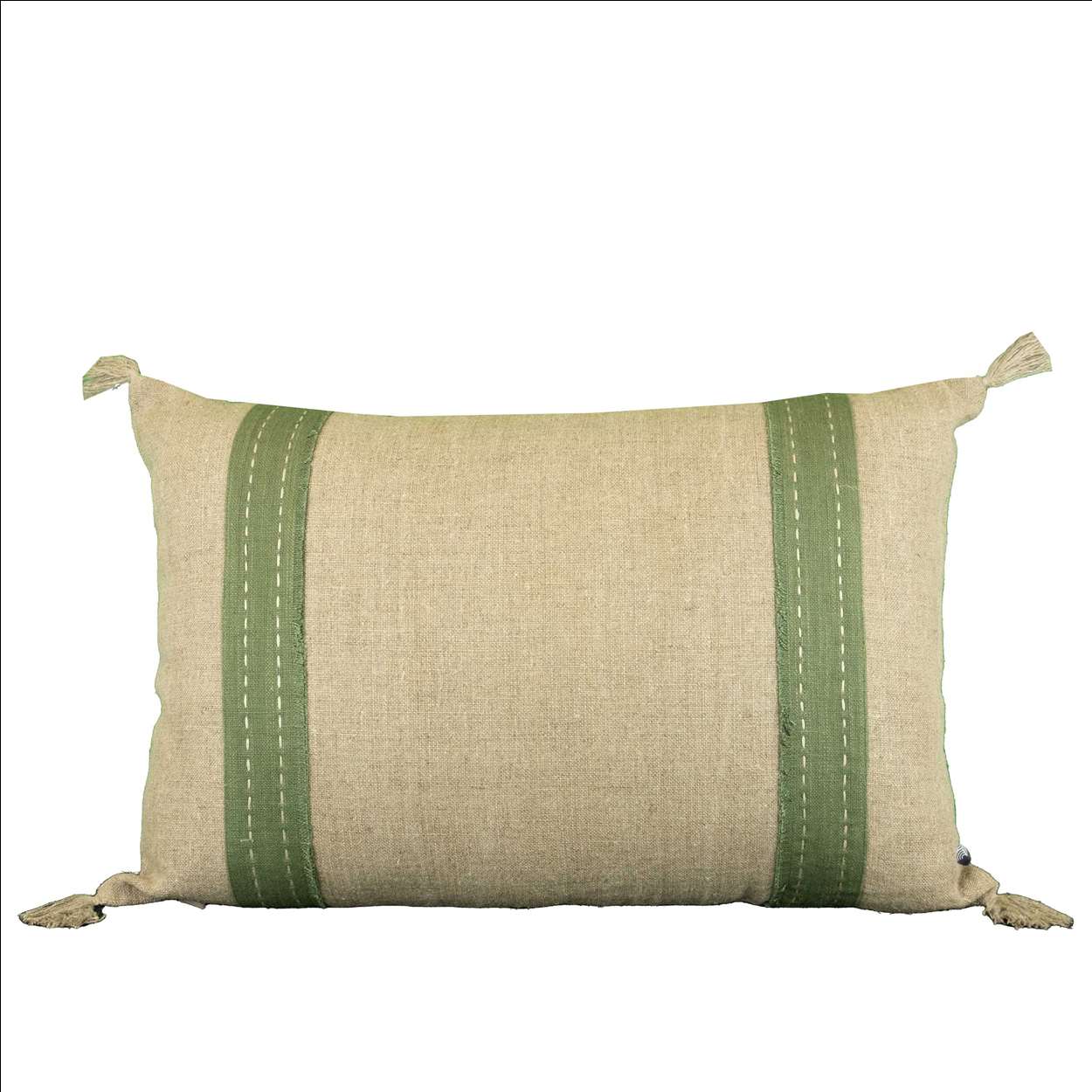 Coussin-rectangle-vert-bronze-sud-etoffe-
