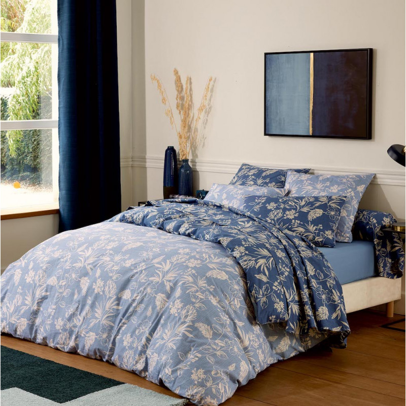 housse-de-couette-percale-coton-Eloise-ardoise-tradilinge-reversible
