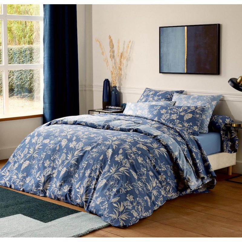 housse-de-couette-percale-coton-Eloise-ardoise-tradilinge
