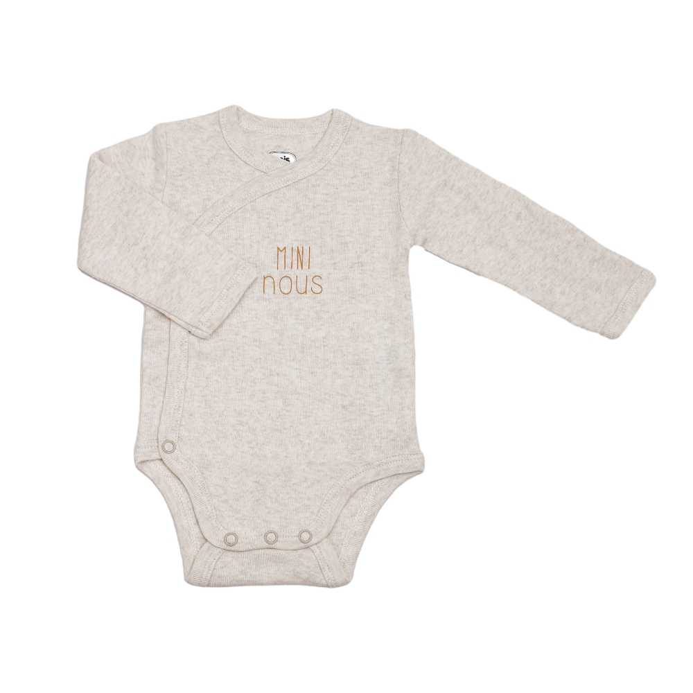 lot-de-2-bodies-bebe-mini-nous-beige-crème-1-3-mois-trois-kilos-sept-zoom