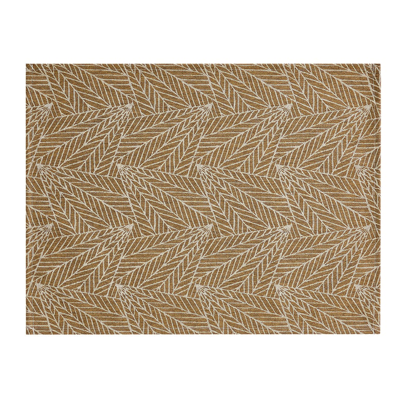 set-de-table-enduit-a-la-carte-feuilles-brun-le-jacquard-francais