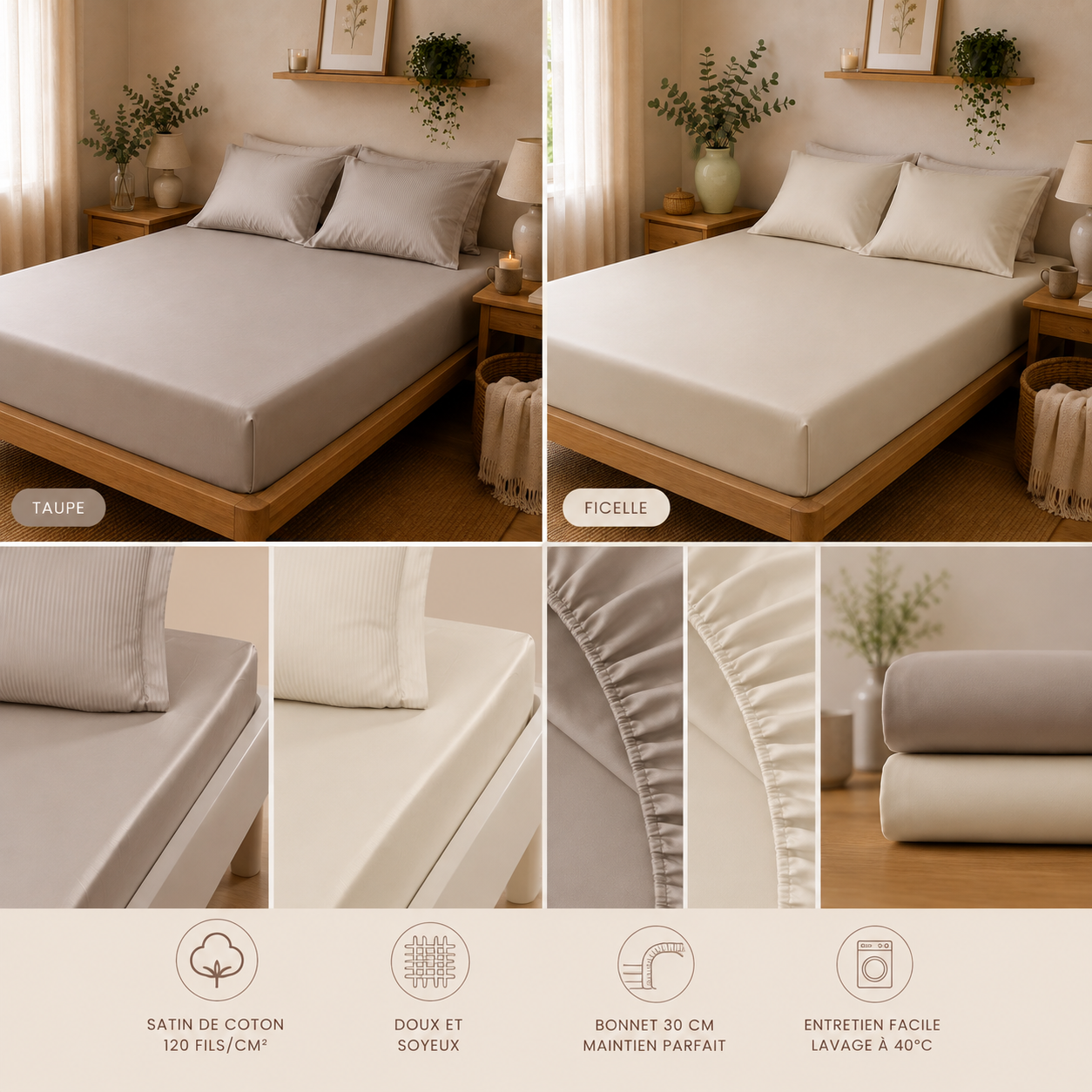 drap-housse-sensei-satin-de-coton-différentes-couleurs