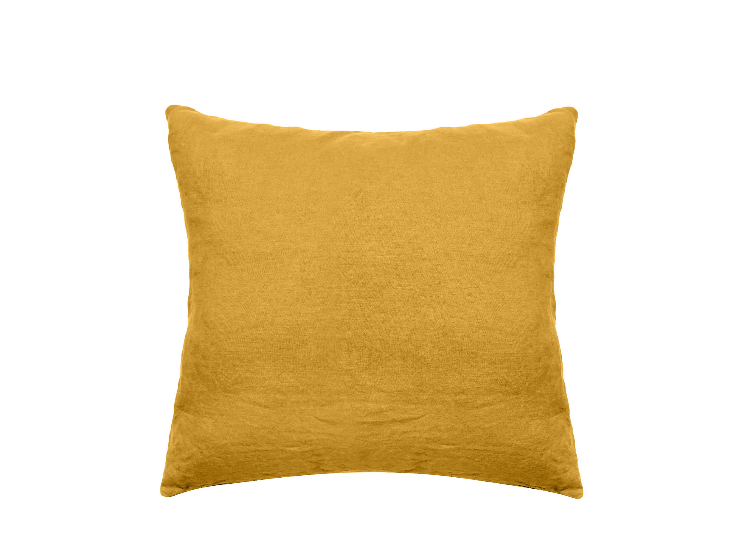 Taie-oreiller-carré-lin-sonate-vent-du-sud-gold