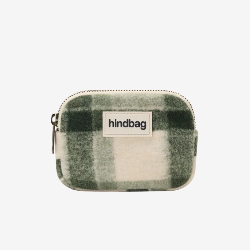 Porte-monnaie-Lili-tartan-vert-Hindbag
