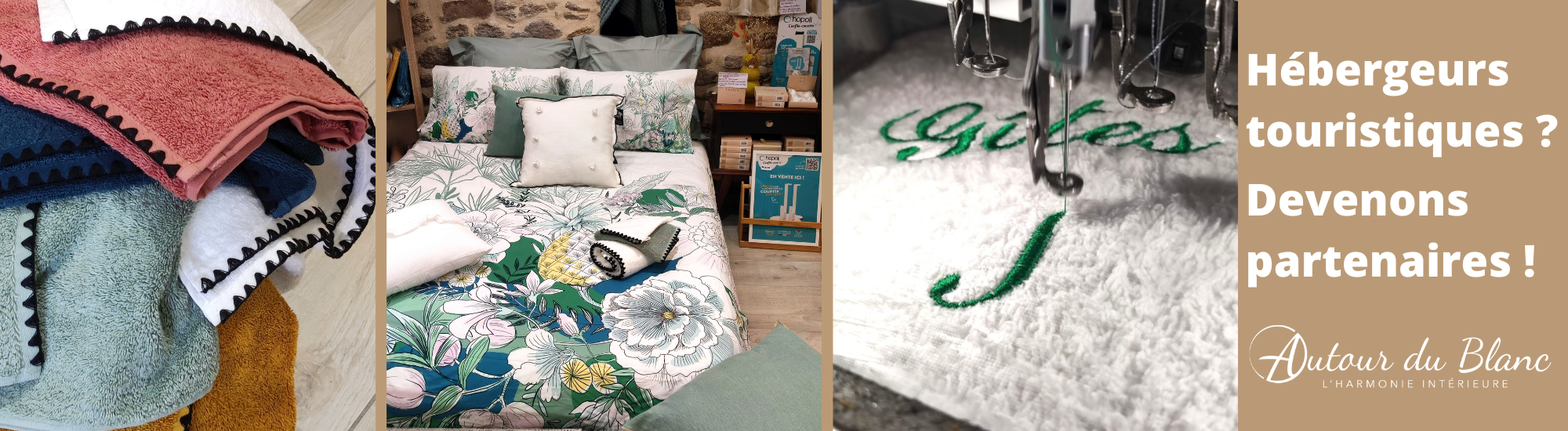 hebergeurs touristiques devenons partenaire linge de maison
