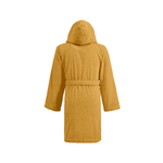 peignoir-court-capuche-velours-Jaune-Dos