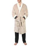peignoir-polaire-col-chale-bicolore-beige-face-homme