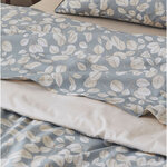 Drap-plat-percale-coton-français-lison-gris-feuillage-zoom