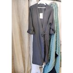 Cache-coeur-voile-coton-navy