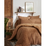 Housse_de_couette_Gaïa_Match_gaze_de_coton_camel_effet_papillon