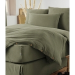 Housse_de_couette_Gaïa_Unie_gaze_de_coton_romarin_effet_papillon_zoom