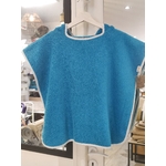 Poncho_enfant_0_à_5_ans_coton_artisanat_francais_bleu_blanc