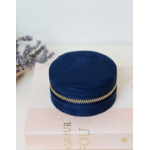 Boite-bijoux-voyage-ronde-velours-Bleu-nuit