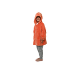 poncho-polaire-enfant-corail-sensei