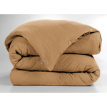 Housse-de-couette-gaia-gaze-de-coton-uni-camel-zoom