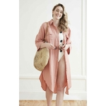 tunique-rose-peche-effet-papillon