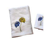 Serviette-de-toilette-fleurs-brodées-sensei
