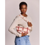 Sac-porté-femme-bandoulière-banane-Andrea-tartan-rose-Hindbag