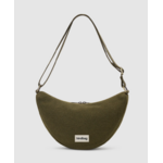 Sac-bandoulière-banane-Andrea-effet-laine-kaki-Hindbag