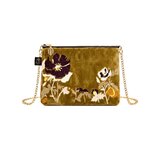 Sac-pochette-Bristol-Gold-fleuri-velours-broderie