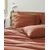 Housse_de_couette_Gaïa_Unie_gaze_de_coton_terracotta_effet_papillon