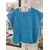 Poncho_enfant_0_à_5_ans_coton_artisanat_francais_bleu_blanc