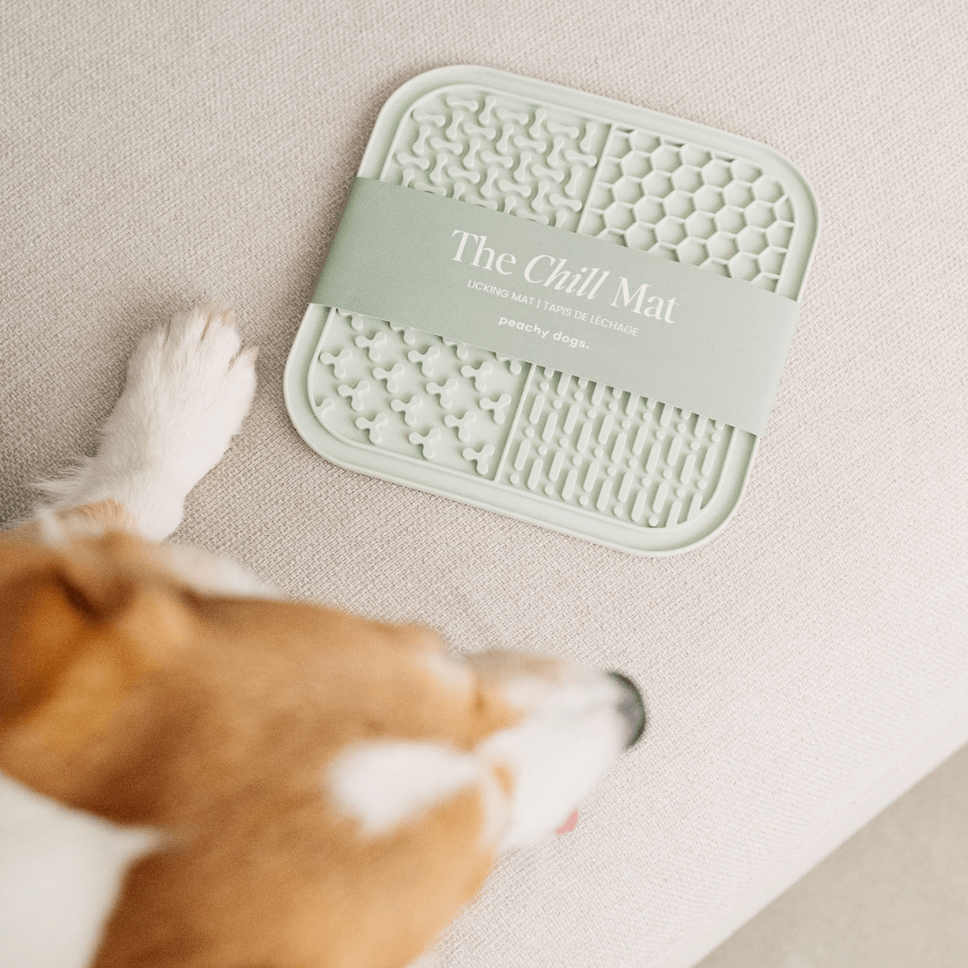 tapis-de-lechage-vert-peachy-dogs-doggyplace