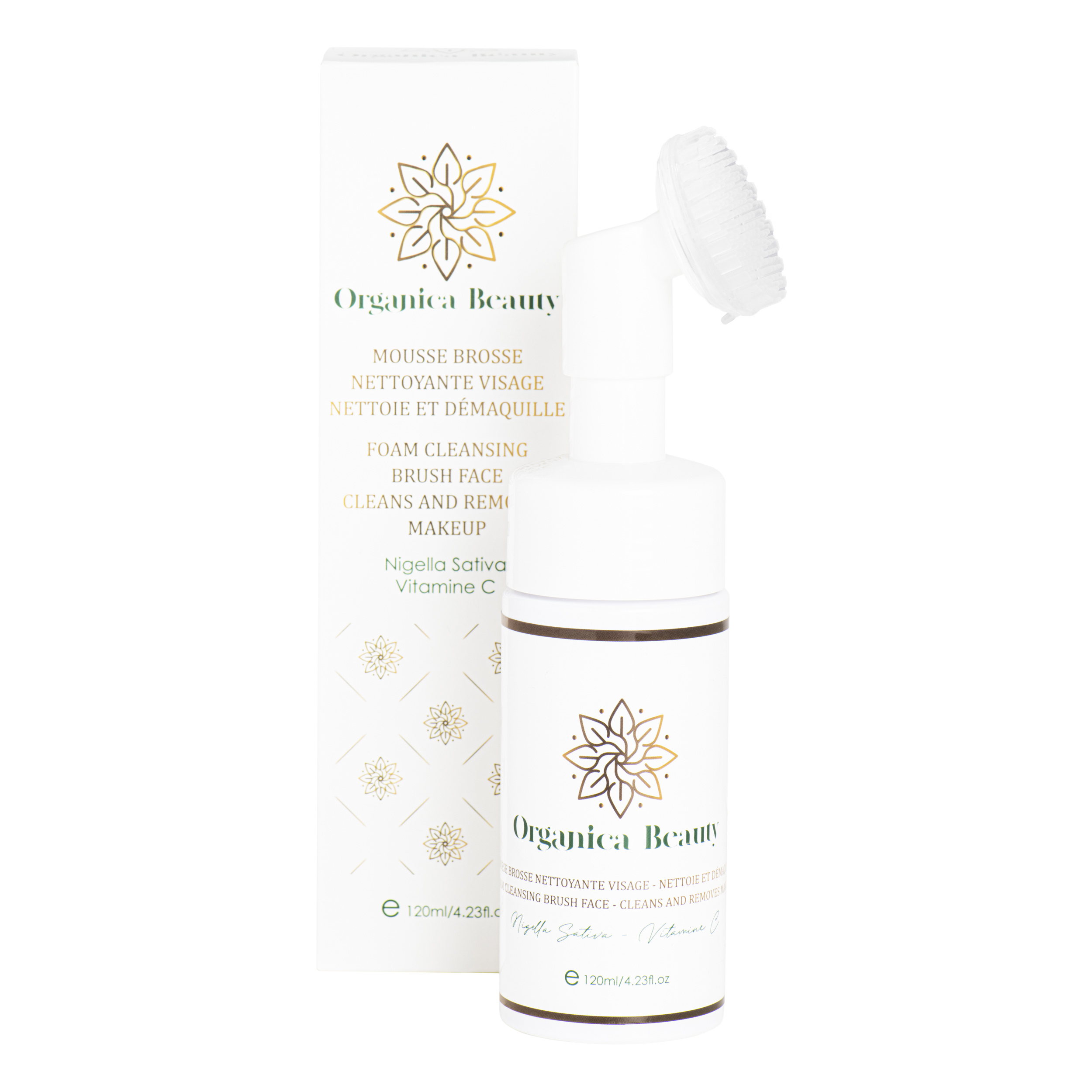 mousse nettoyante visage