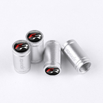 SILVER SPORT TIRE VALVE STEM CAPS FR
