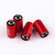 RED SPORT TIRE VALVE STEM CAPS FOR SSANGYONG