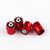 RED TIRE VALVE STEM CAPS FOR RENAULT(1)