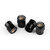 BLACK TIRE VALVE STEM CAPS FOR CADILLAC