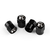 BLACK TIRE VALVE STEM CAPS FOR DS