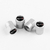 SILVER TIRE VALVE STEM CAPS FOR NISSAN NISMO