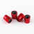 RED TIRE VALVE STEM CAPS FOR NISSAN NISMO