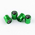 GREEN TIRE VALVE STEM CAPS FOR OPEL OPC