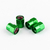 GREEN TIRE VALVE STEM CAPS FOR RENAULT RS