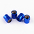 BLUE TIRE VALVE STEM CAPS GTI FOR VOLKSWAGEN