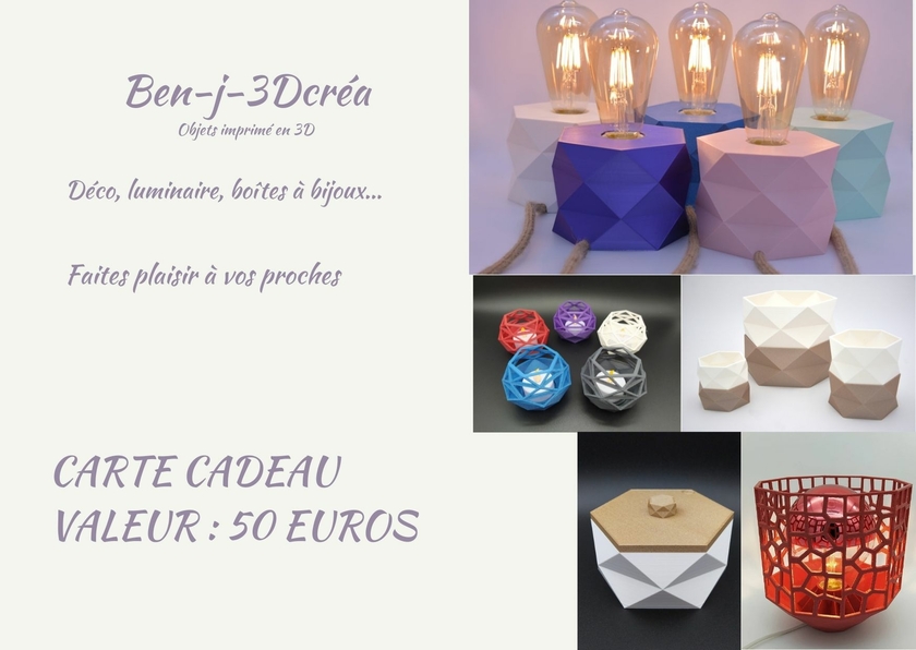 Carte cadeau : Bon d'achat – Studio Rayjan