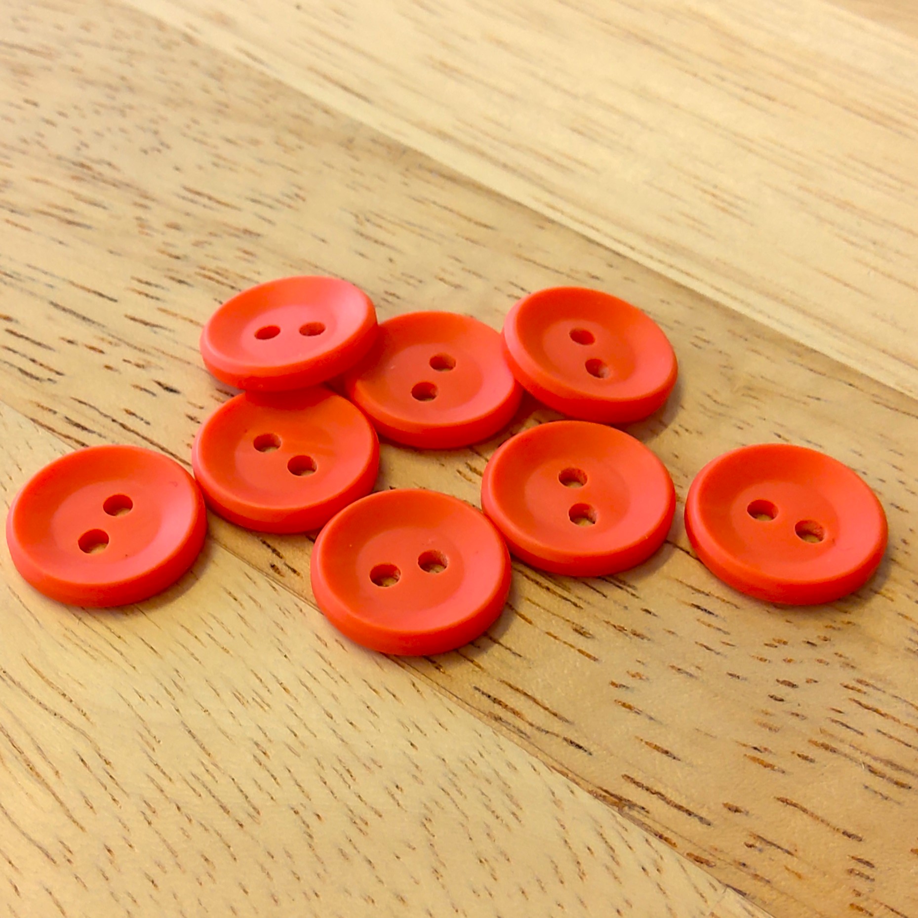 Boutons 15mm - Corail