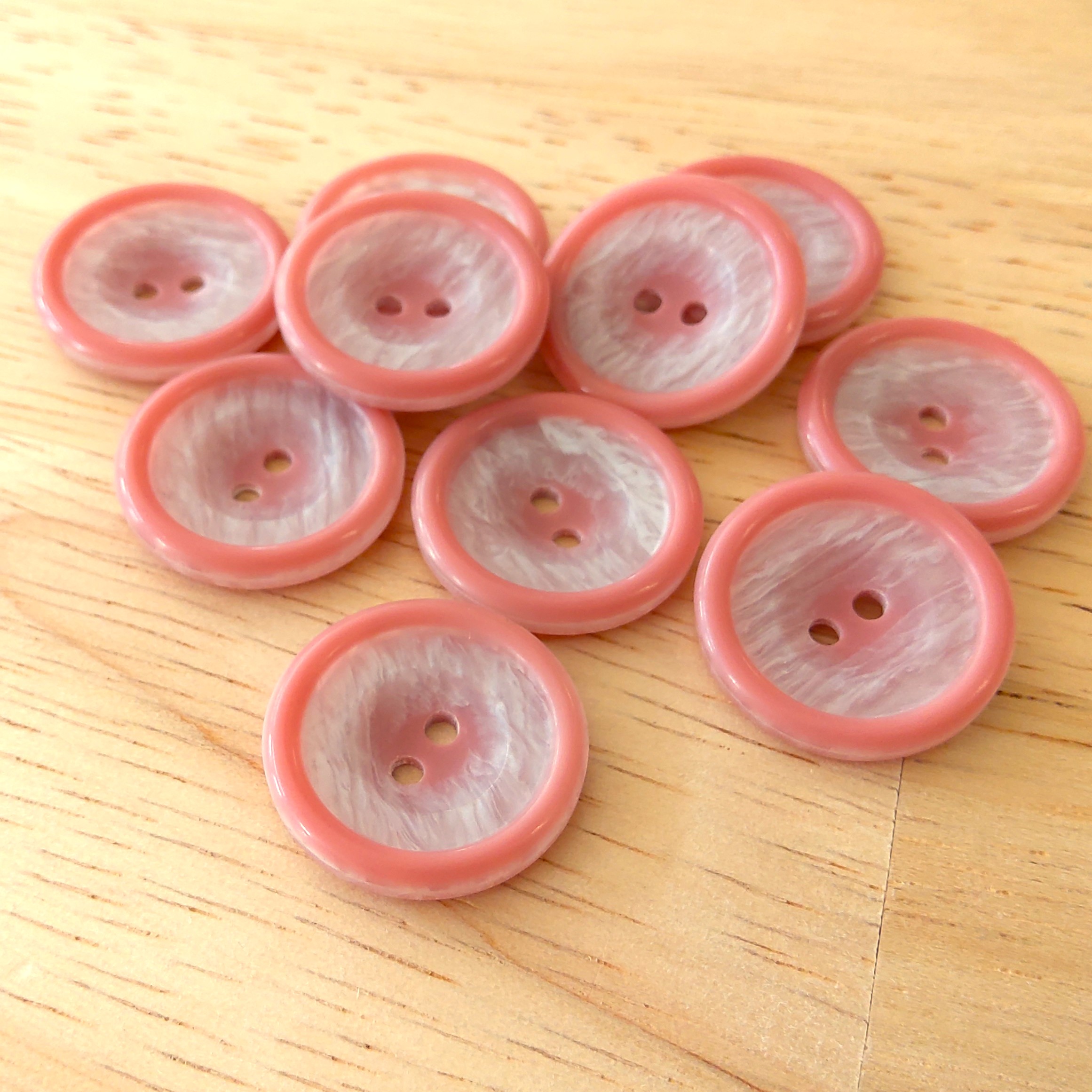 Boutons 20mm - Rose