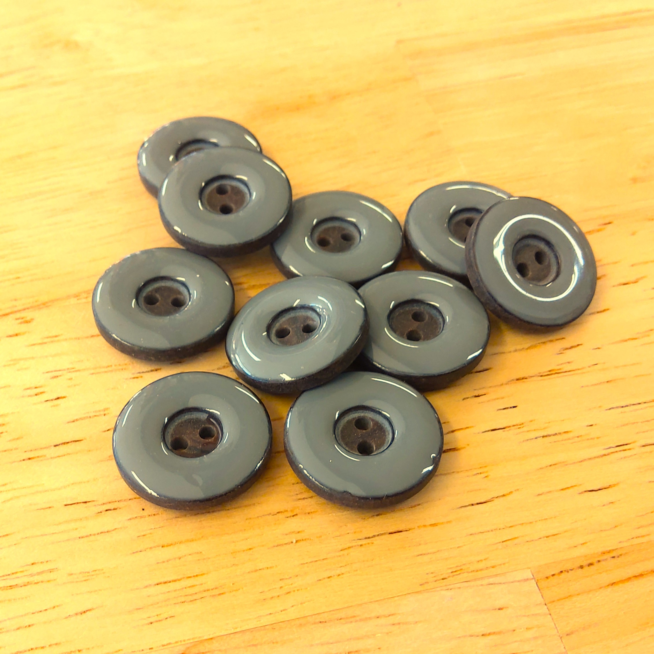 Boutons 18mm - Gris