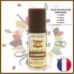 E liquide Le Gourmand taux de nicotine