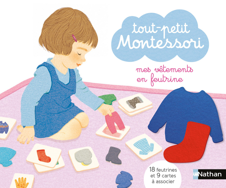 tout petit montessori mes vetements en feutrine